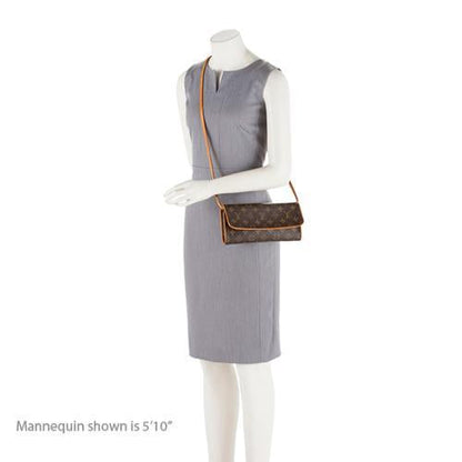 Louis Vuitton Vintage Monogram Canvas Pochette Twin GM Shoulder Bag - photo 5