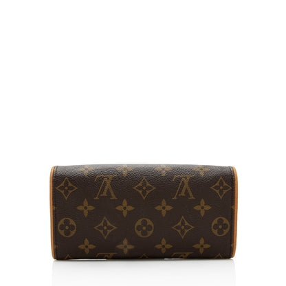 Louis Vuitton Vintage Monogram Canvas Pochette Twin PM Shoulder Bag - image 3