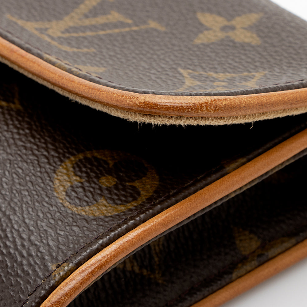 Louis Vuitton Vintage Monogram Canvas Pochette Twin PM Shoulder Bag - image 13