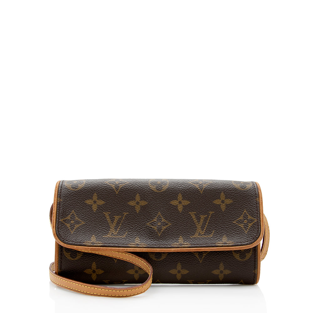 Louis Vuitton Vintage Monogram Canvas Pochette Twin PM Shoulder Bag - image 1