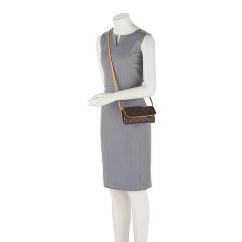Louis Vuitton Vintage Monogram Canvas Pochette Twin PM Shoulder Bag - image 5