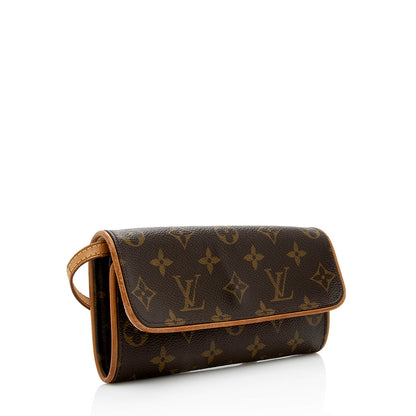 Louis Vuitton Vintage Monogram Canvas Pochette Twin PM Shoulder Bag - image 2