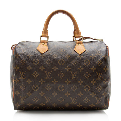 Louis Vuitton Monogram Canvas Speedy 30 Satchel - photo 1