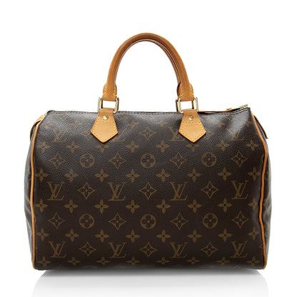 Louis Vuitton Monogram Canvas Speedy 30 Satchel - image 1