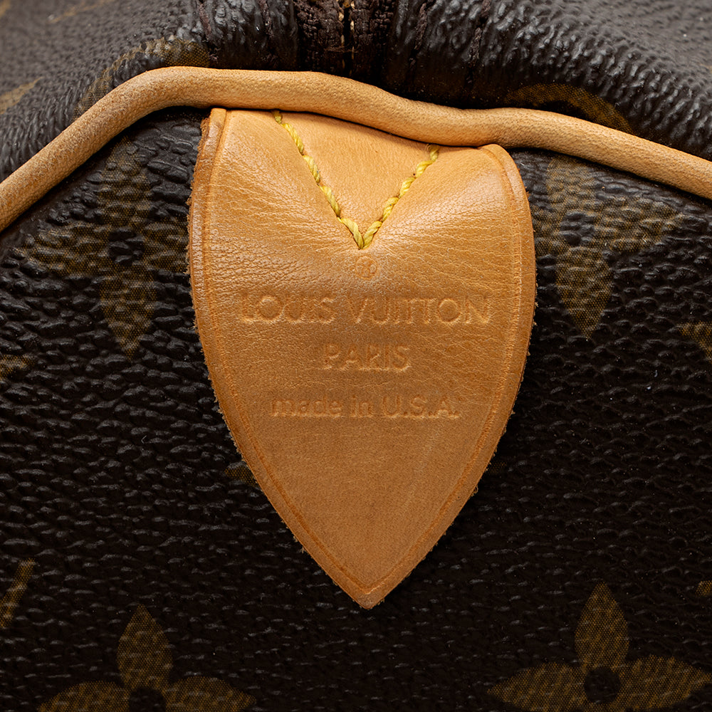 Louis Vuitton Monogram Canvas Speedy 30 Satchel - image 8