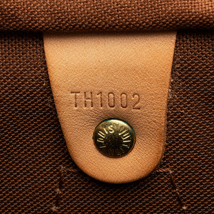 Louis Vuitton Monogram Canvas Speedy 30 Satchel - image 6