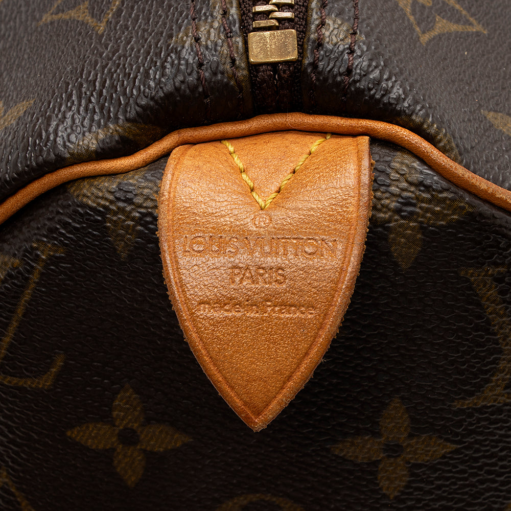 Louis Vuitton Monogram Canvas Speedy 30 Satchel - image 9