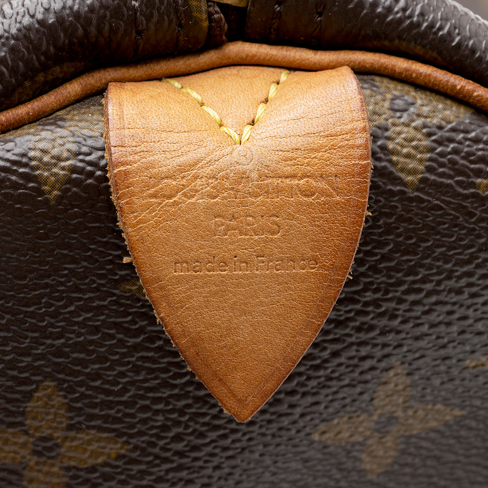 Louis Vuitton Monogram Canvas Speedy 30 Satchel - image 8