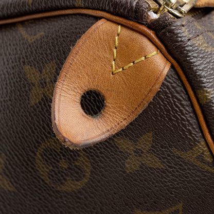 Louis Vuitton Vintage Monogram Canvas Speedy 30 Satchel - image 11