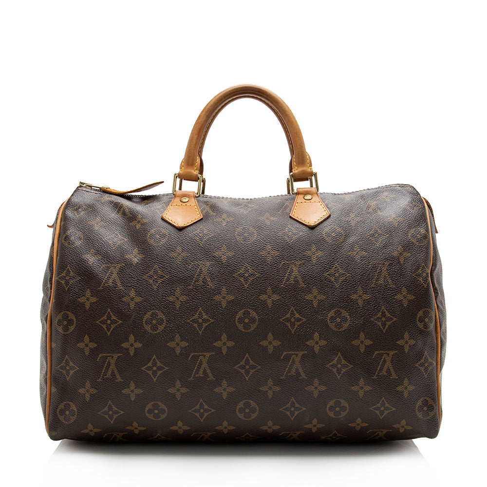 Louis Vuitton Monogram Canvas Speedy 35 Satchel - image 3