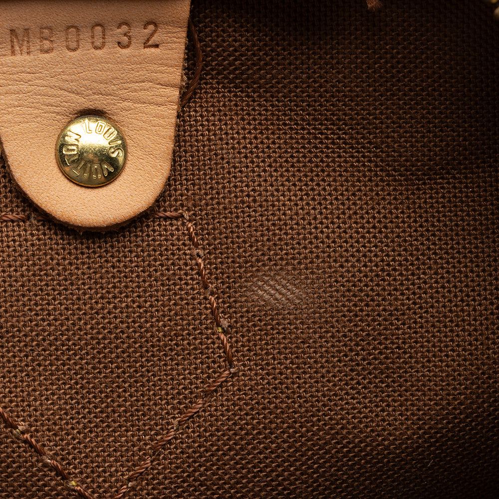 Louis Vuitton Monogram Canvas Speedy 35 Satchel - image 19