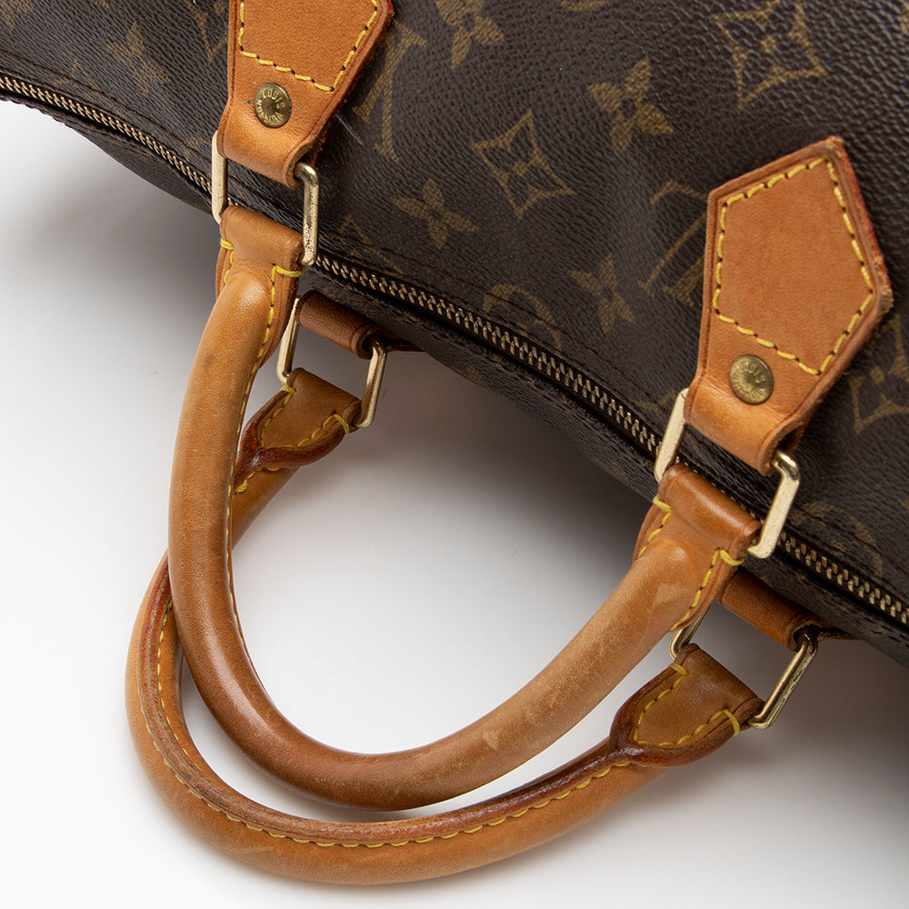 Louis Vuitton Monogram Canvas Speedy 35 Satchel - image 12