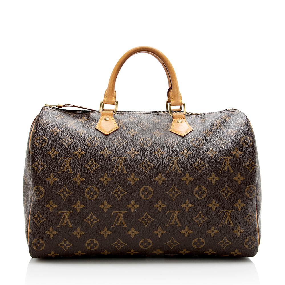 Louis Vuitton Monogram Canvas Speedy 35 Satchel - image 3