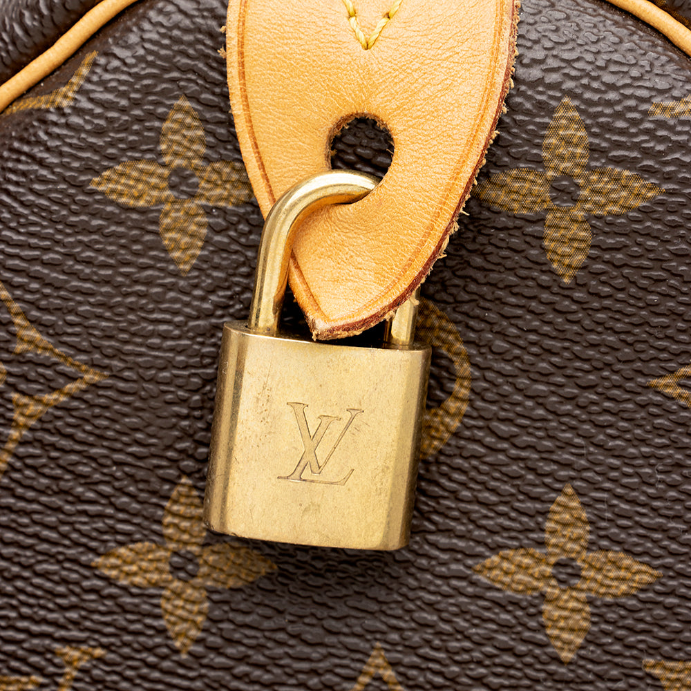Louis Vuitton Monogram Canvas Speedy 35 Satchel - image 10