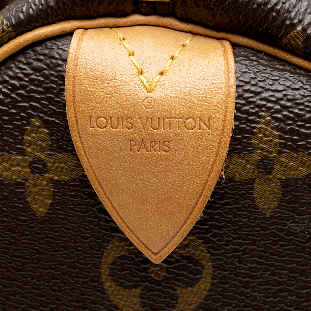 Louis Vuitton Monogram Canvas Speedy 35 Satchel - image 8