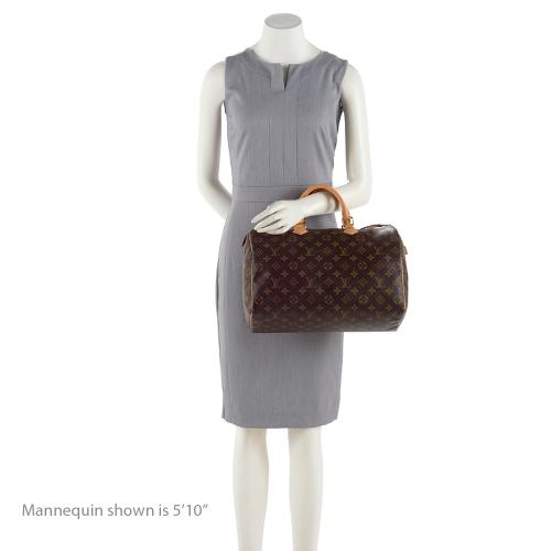 Louis Vuitton Monogram Canvas Speedy 35 Satchel - image 5