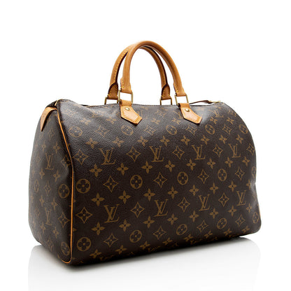Louis Vuitton Monogram Canvas Speedy 35 Satchel - image 2