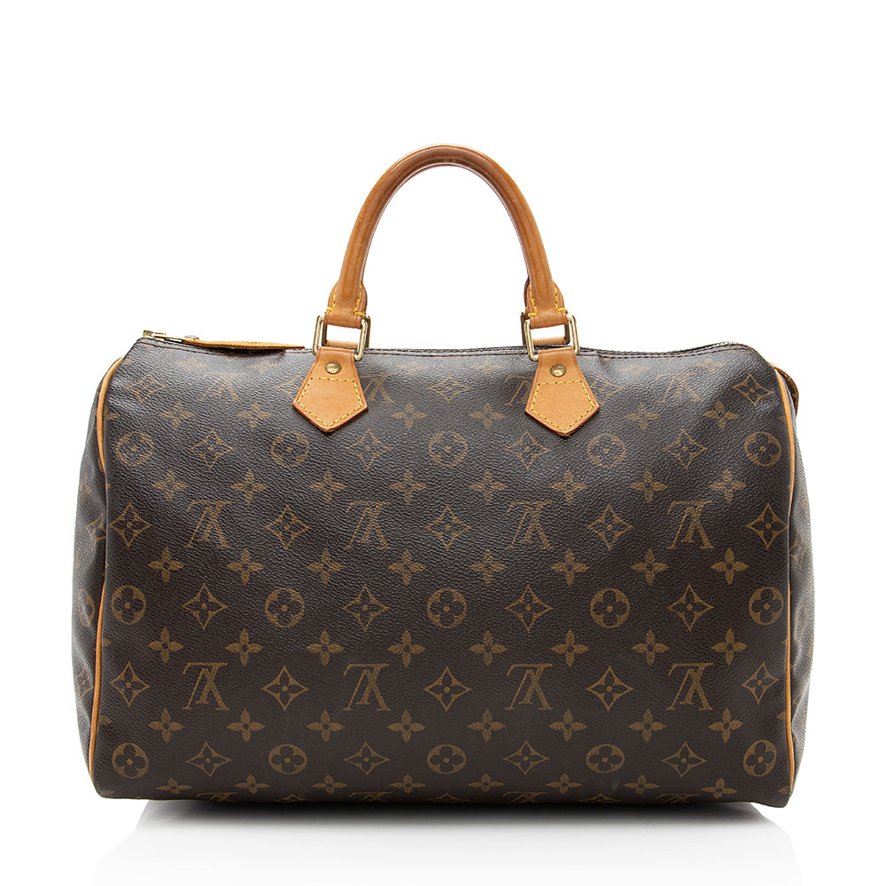 Louis Vuitton Monogram Canvas Speedy 35 Satchel - image 3