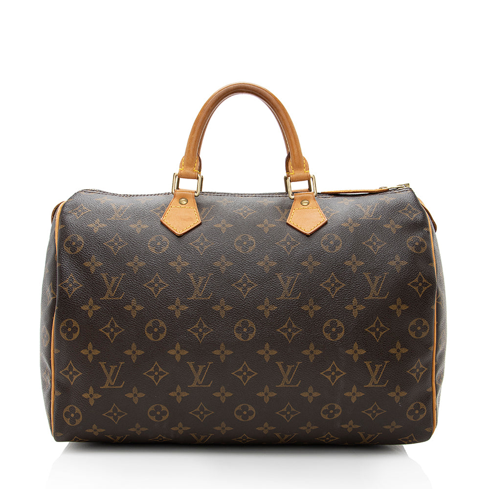 Louis Vuitton Monogram Canvas Speedy 35 Satchel - image 1
