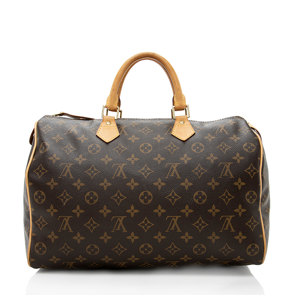 Louis Vuitton Monogram Canvas Speedy 35 Satchel - image 3
