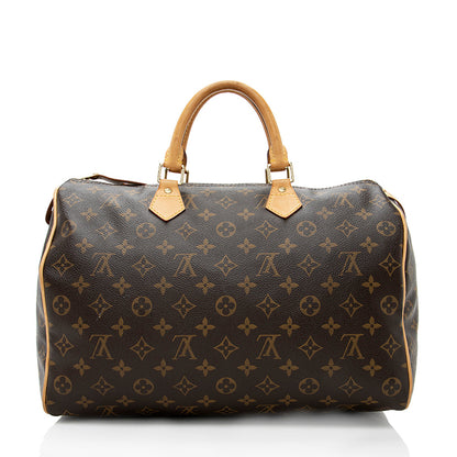 Louis Vuitton Monogram Canvas Speedy 35 Satchel - image 3