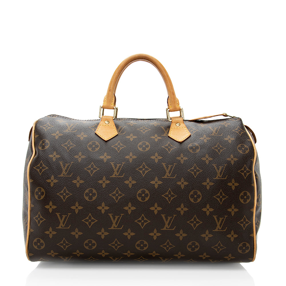 Louis Vuitton Monogram Canvas Speedy 35 Satchel - image 1