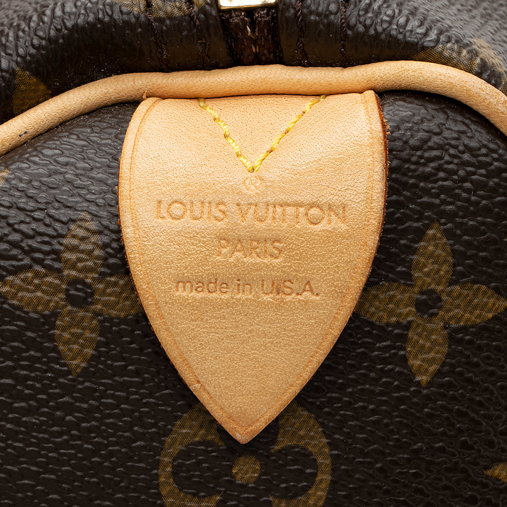 Louis Vuitton Monogram Canvas Speedy 35 Satchel - image 8