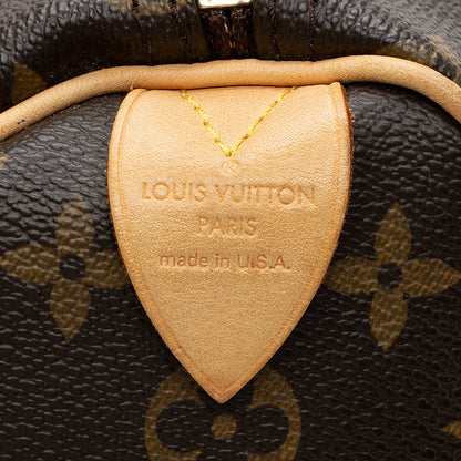 Louis Vuitton Monogram Canvas Speedy 35 Satchel - image 8