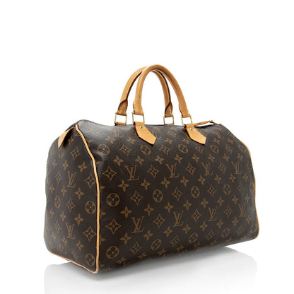 Louis Vuitton Monogram Canvas Speedy 35 Satchel - image 2