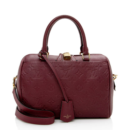 Louis Vuitton Monogram Empreinte Speedy Bandouliere 25 Satchel - photo 1