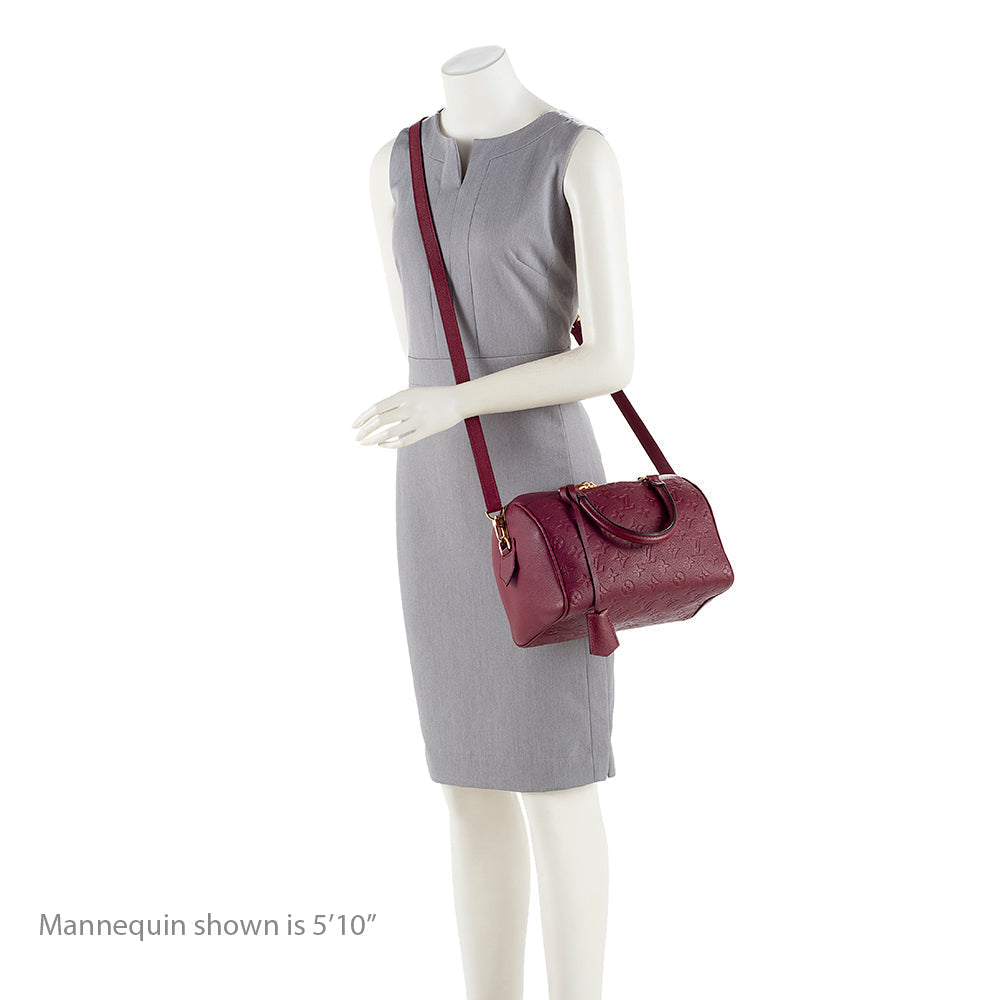 Louis Vuitton Monogram Empreinte Speedy Bandouliere 25 Satchel - photo 5