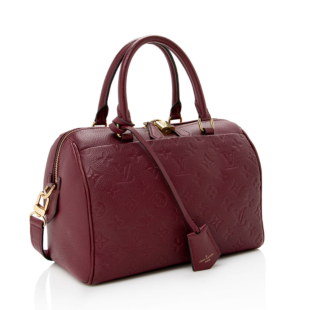 Louis Vuitton Monogram Empreinte Speedy Bandouliere 25 Satchel - photo 2