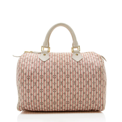 Louis Vuitton Monogram Mini Lin Croisette Speedy 30 Satchel - photo 3