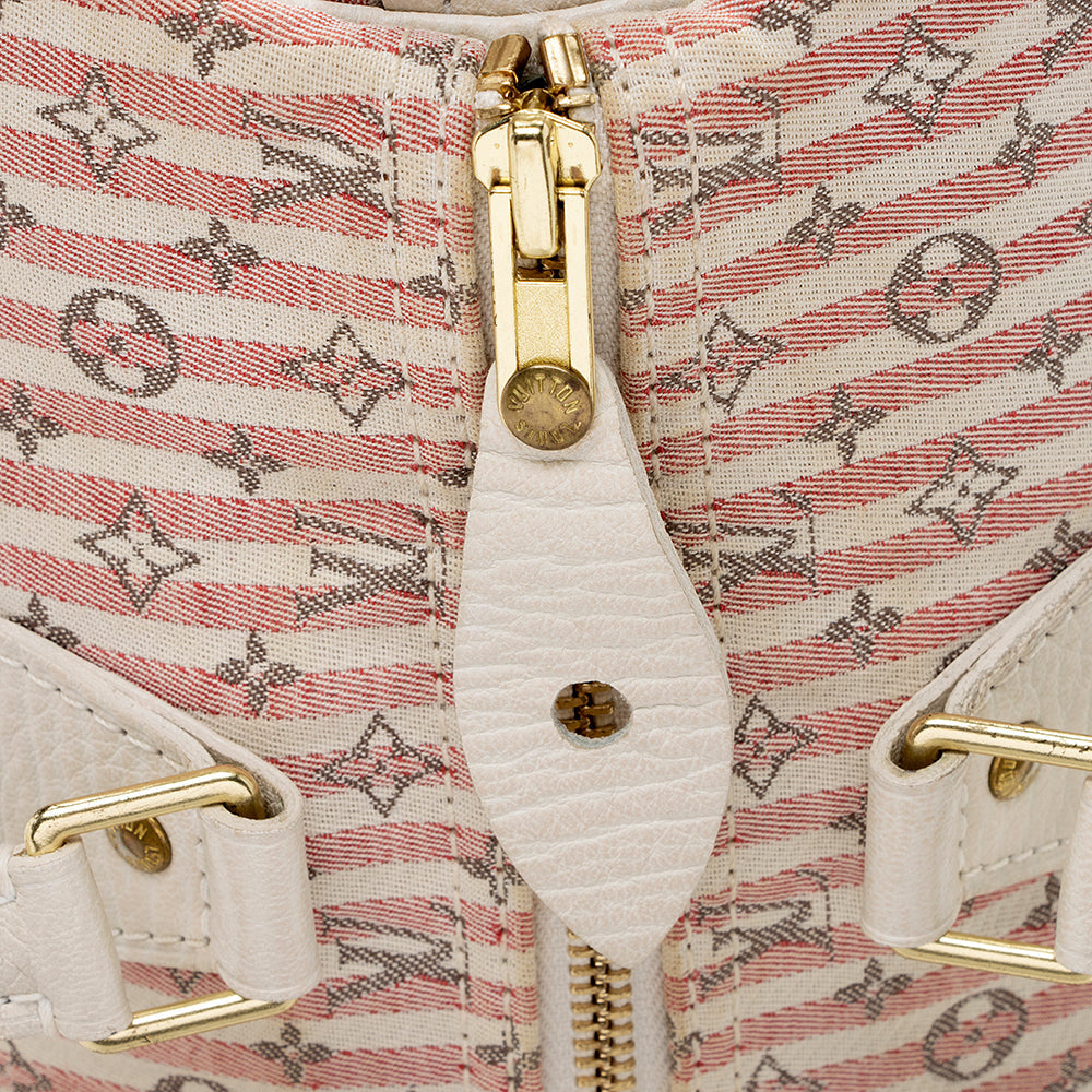 Louis Vuitton Monogram Mini Lin Croisette Speedy 30 Satchel - photo 9