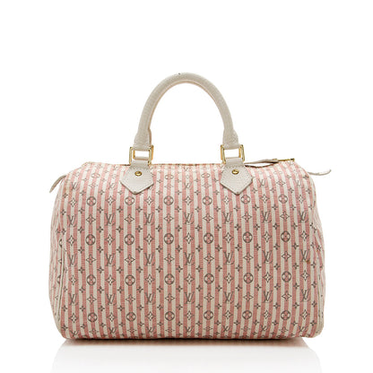 Louis Vuitton Monogram Mini Lin Croisette Speedy 30 Satchel - photo 1
