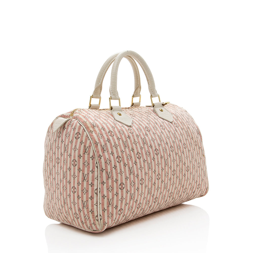 Louis Vuitton Monogram Mini Lin Croisette Speedy 30 Satchel - photo 2