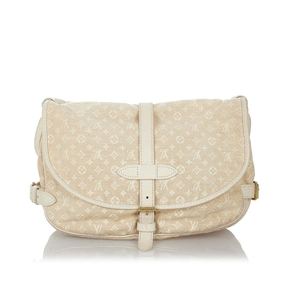Louis Vuitton Monogram Mini Lin Saumur - photo 3