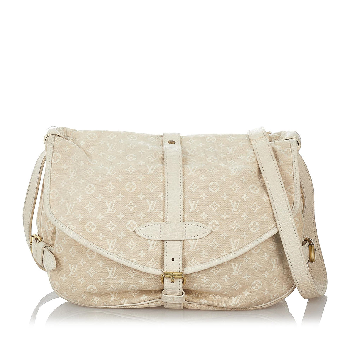Louis Vuitton Monogram Mini Lin Saumur - photo 1