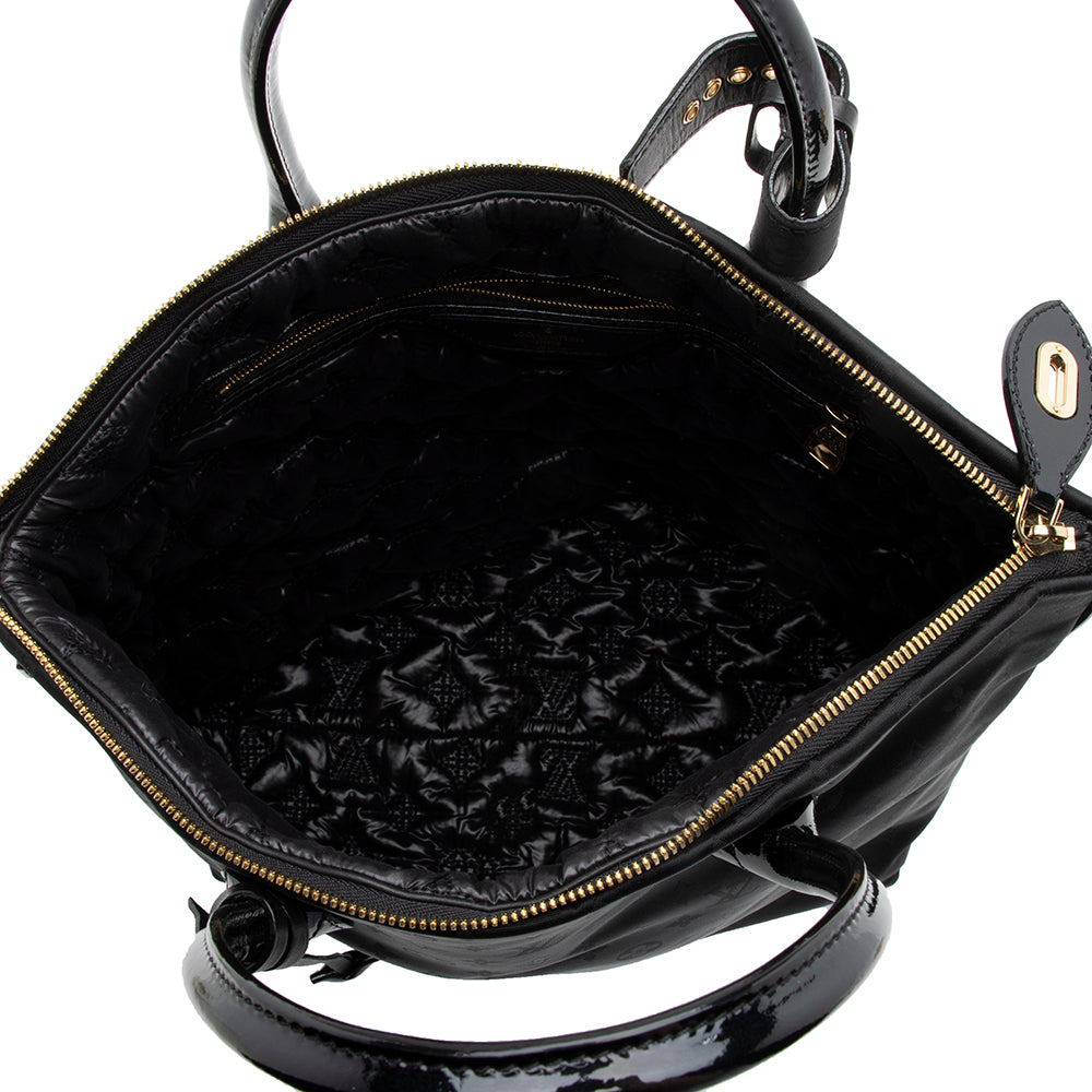 Louis Vuitton Nylon Desire Vertical Lockit MM Satchel - photo 7