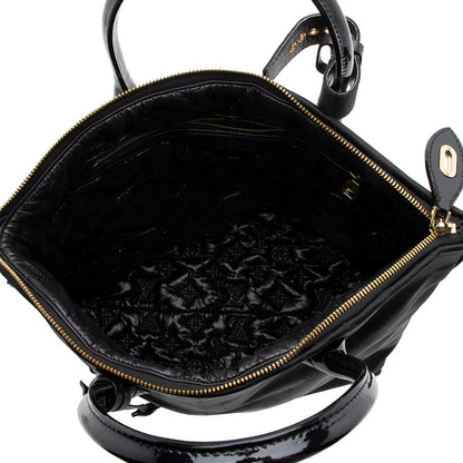 Louis Vuitton Nylon Desire Vertical Lockit MM Satchel - photo 7