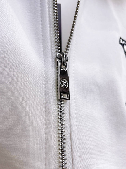 Louis Vuitton Oversized LV Patch Monogram Tape Tracksuit White - photo 2