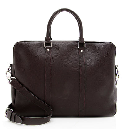 Louis Vuitton Taiga Leather Porte Documents Voyage Briefcase - photo 1
