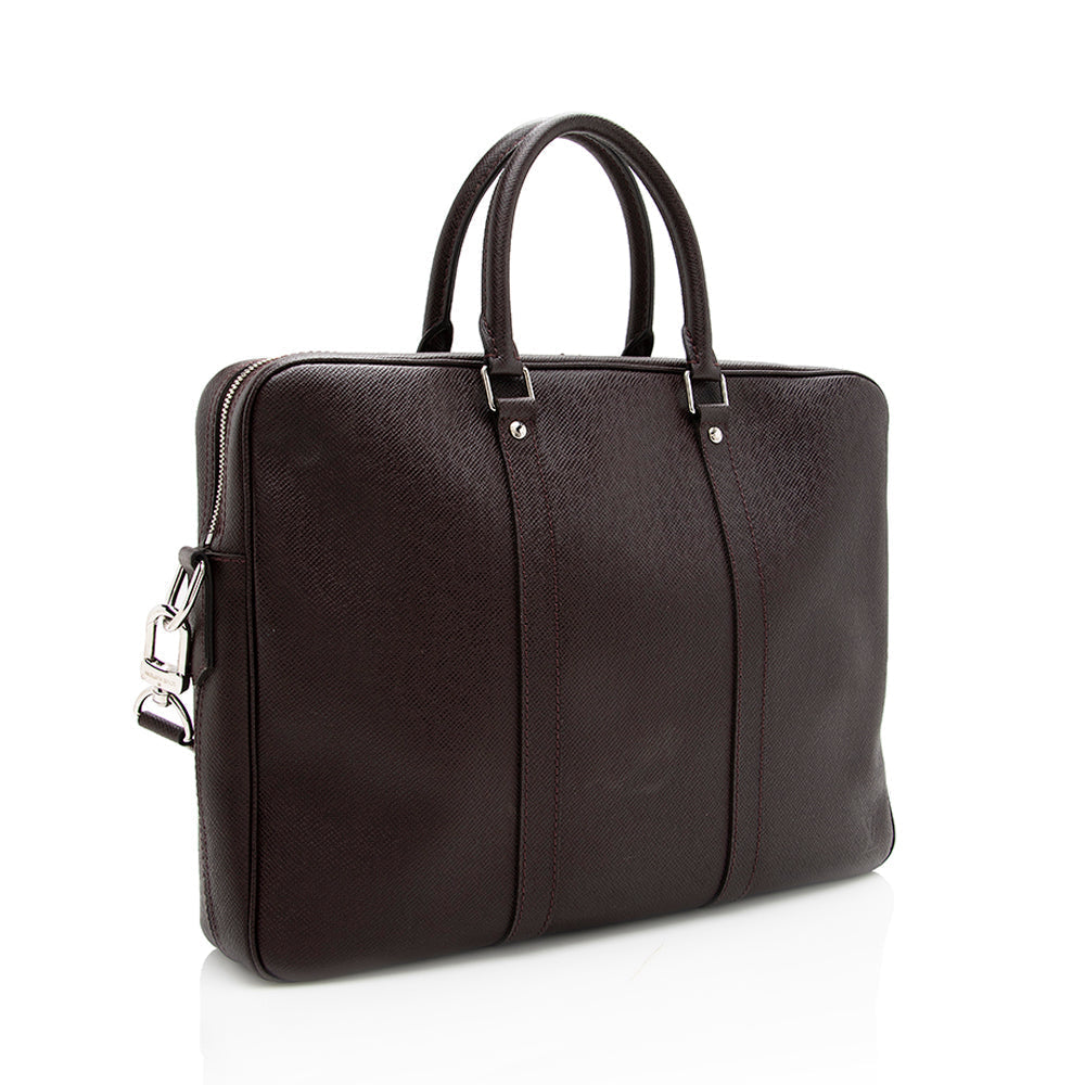 Louis Vuitton Taiga Leather Porte Documents Voyage Briefcase - photo 2