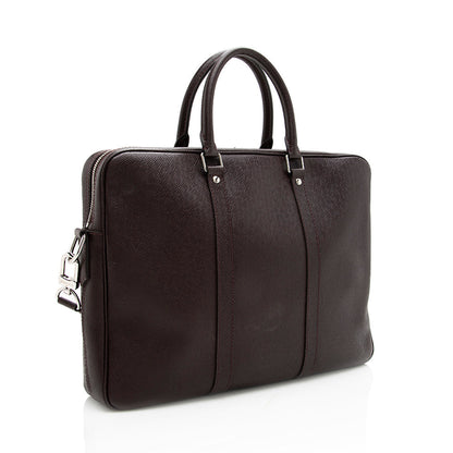 Louis Vuitton Taiga Leather Porte Documents Voyage Briefcase - photo 2