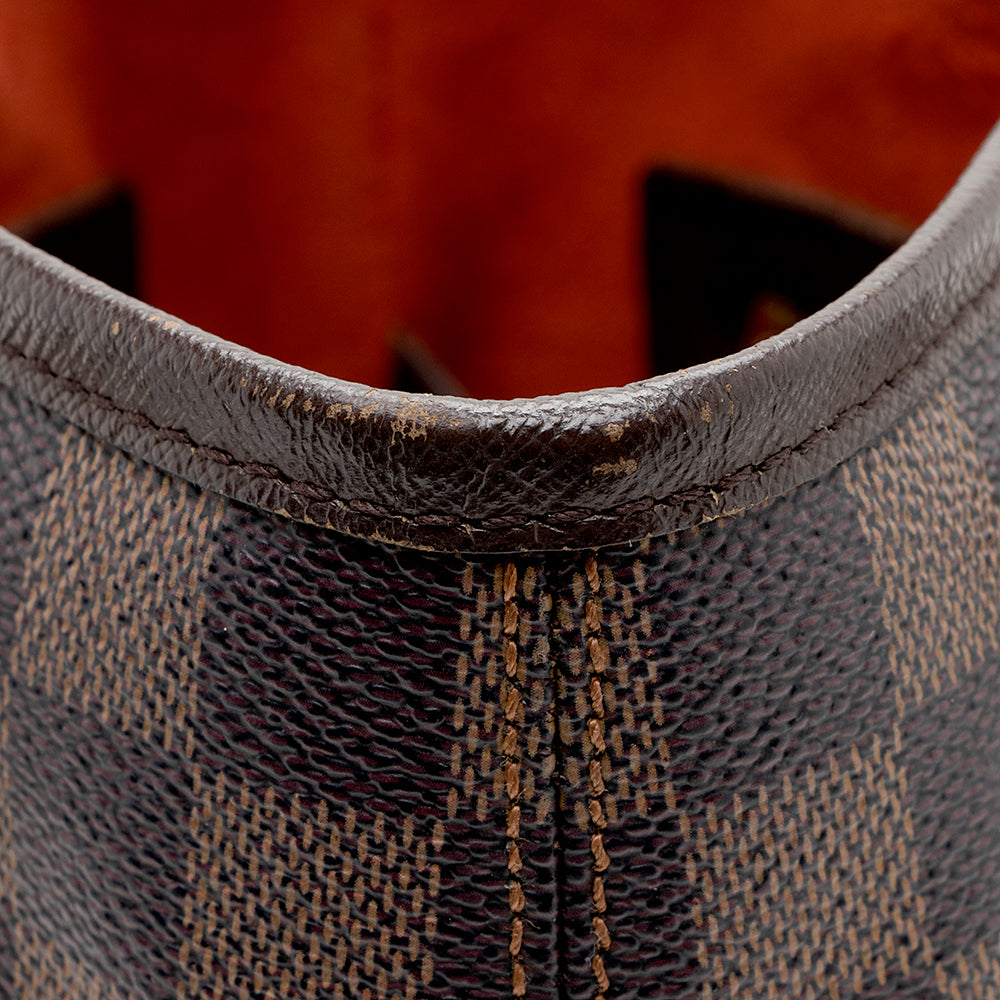 Louis Vuitton Vintage Damier Ebene Marais Bucket Tote - image 10