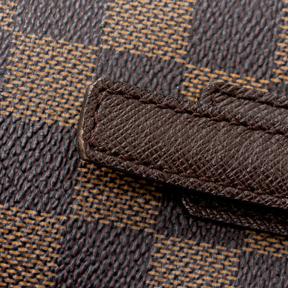 Louis Vuitton Vintage Damier Ebene Marais Bucket Tote - image 13