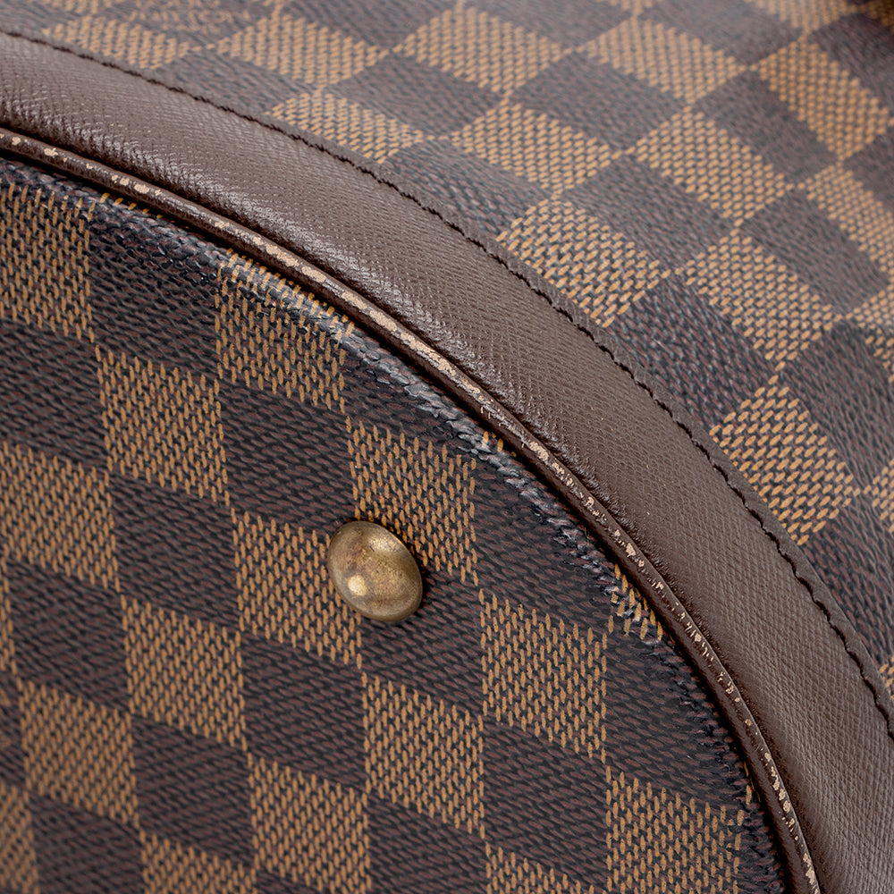 Louis Vuitton Vintage Damier Ebene Marais Bucket Tote - image 14