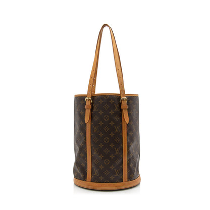 Louis Vuitton Vintage Monogram Canvas Bucket GM Shoulder Bag - photo 3