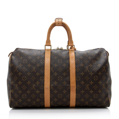 Louis Vuitton Vintage Monogram Canvas Keepall 45 Duffel Bag - image 3