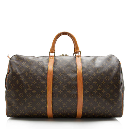Louis Vuitton Vintage Monogram Canvas Keepall 55 Duffel Bag - photo 1